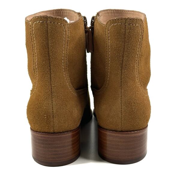 Cole Haan Naia Womens Brown Suede Booties Ankle Boots Size7B W32260 New - Picture 4 of 11